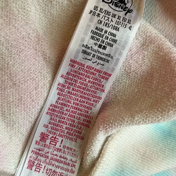 Walt Disney World Tie Dye Mickey and Castle  Lounge Pullover - Picture 7 of 11